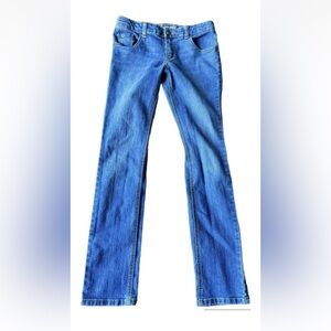 Crazy 8 Girls Blue Denim Skinny Jeans, Size 14, Adjustable Waist